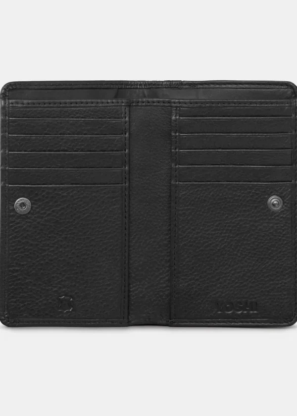 Succubus Bags Books Amongst Butterflies Leather Zip Around Wallet Black