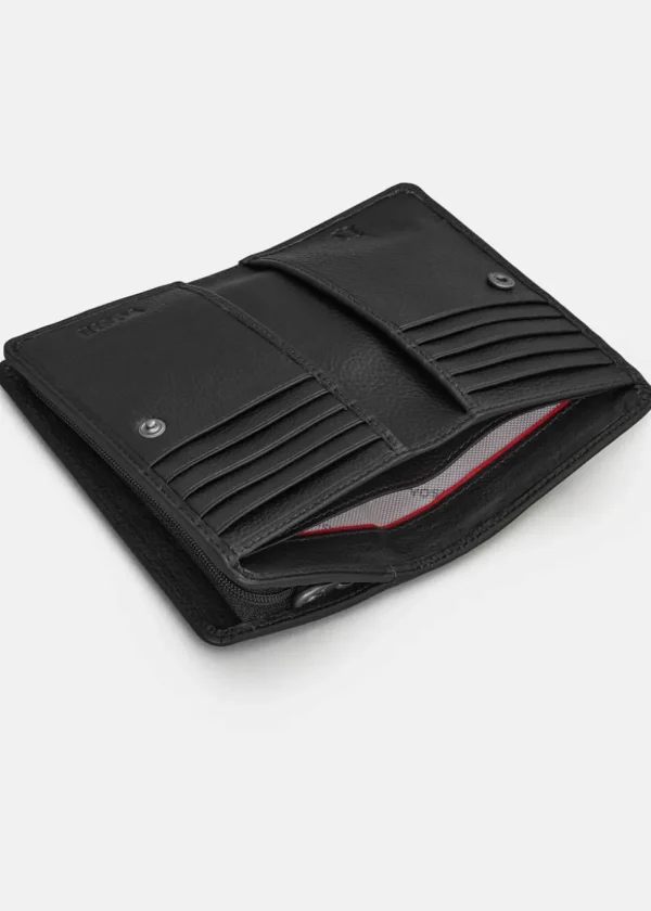 Succubus Bags Books Amongst Butterflies Leather Zip Around Wallet Black
