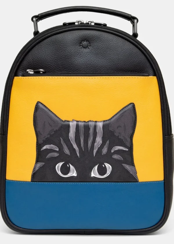 Succubus Bags Books Block Cat Backpack Black