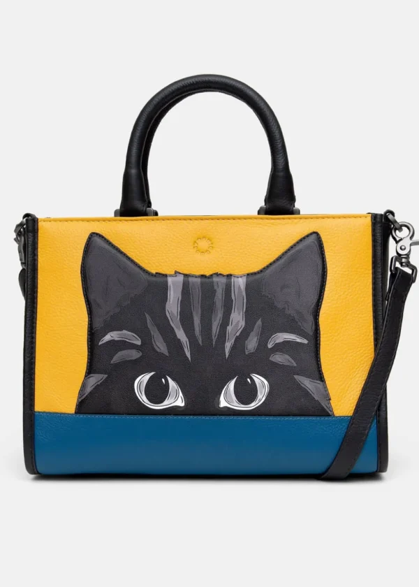 Succubus Bags Books Block Cat Grab Bag Black