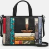 Succubus Bags Books Charles Dickens Bookworm Leather Grab Bag Black