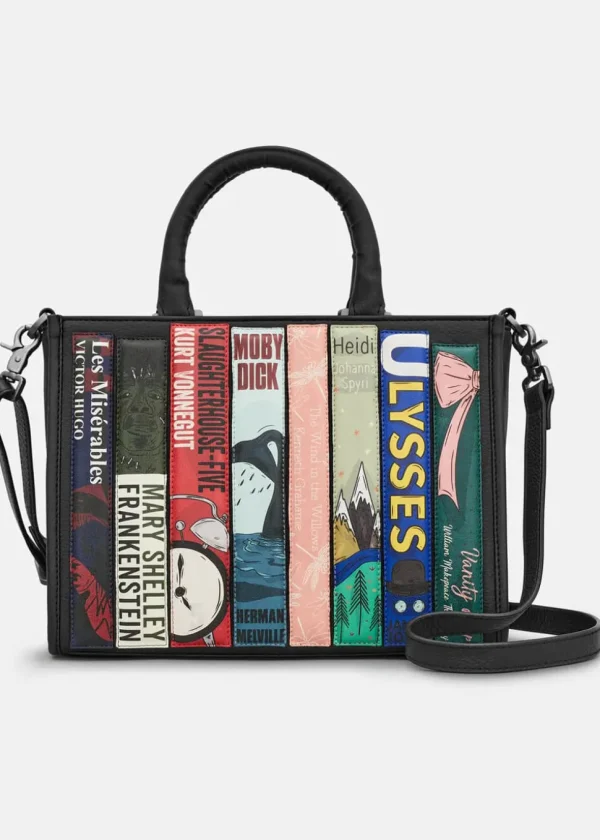 Succubus Bags Books Classic Bookworm Vegan Grab Bag Black