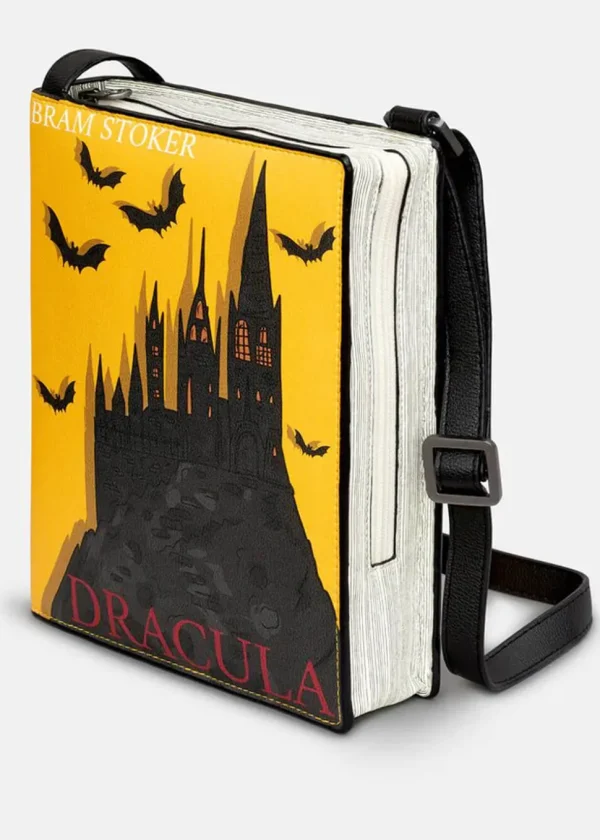 Succubus Bags Books Dracula Vegan Crossbody Bag Black
