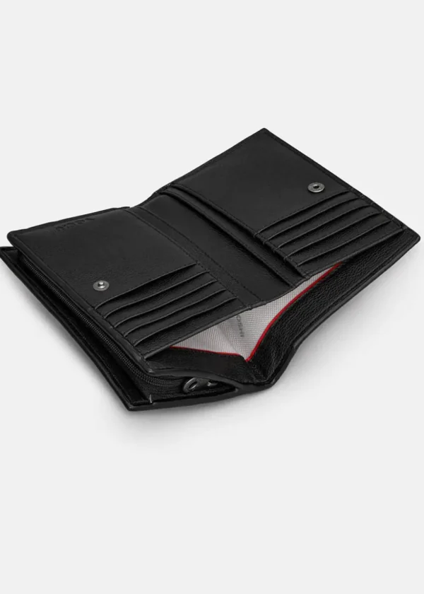 Succubus Bags Books Great Gatsby Vegan Zip Around Wallet Black