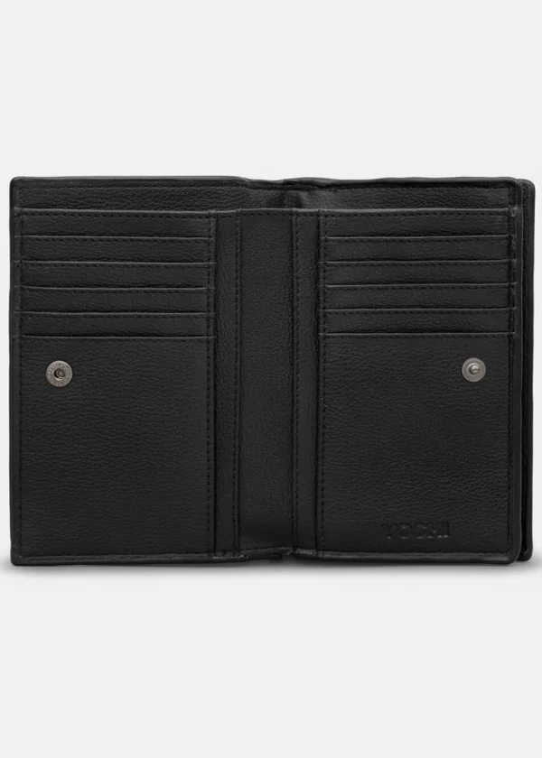 Succubus Bags Books Great Gatsby Vegan Zip Around Wallet Black