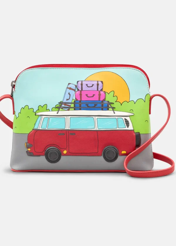 Succubus Bags Books Happy Camping Leather Bag Red