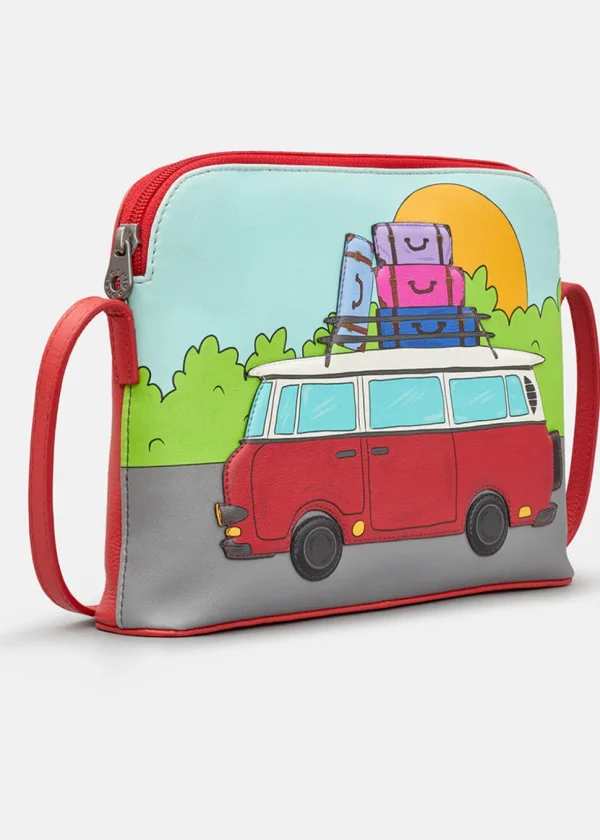 Succubus Bags Books Happy Camping Leather Bag Red