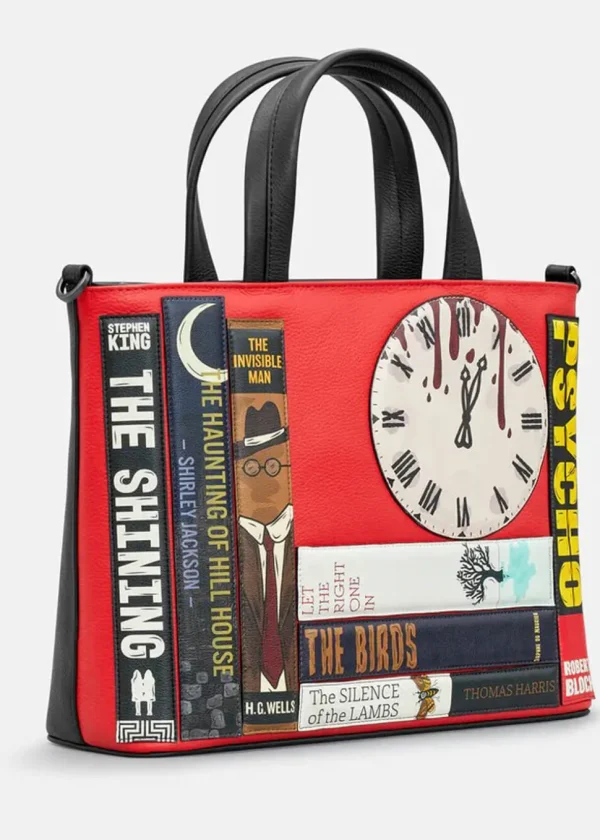 Succubus Bags Books Horror Bookworm Leather Grab Bag Red