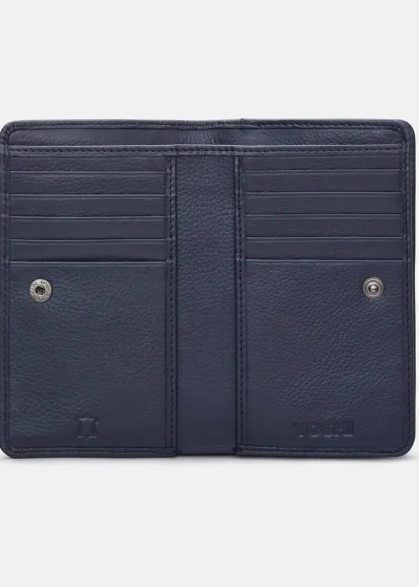 Succubus Bags Books Jane Austen Bookworm Leather Zip Around Wallet Navy