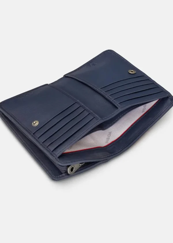 Succubus Bags Books Jane Austen Bookworm Leather Zip Around Wallet Navy