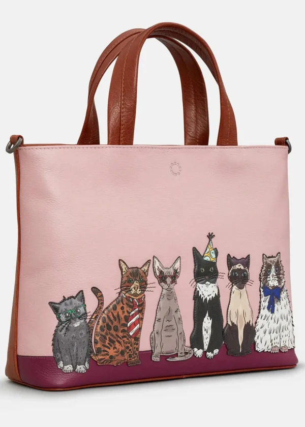 Succubus Bags Books Party Cats Grab Bag Pink