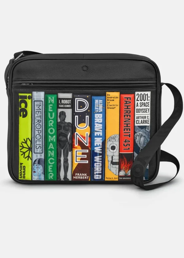 Succubus Bags Books Sci-Fi Bookworm Messenger Bag Black