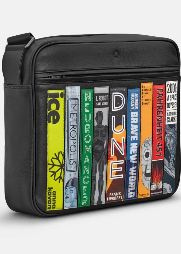 Succubus Bags Books Sci-Fi Bookworm Messenger Bag Black