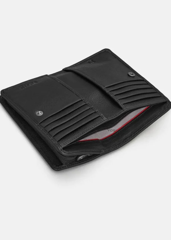 Succubus Bags Books Sci-Fi Bookworm Leather Zip Around Wallet Black