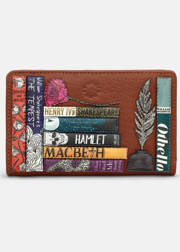 Succubus Bags Books Shakespeare Bookworm Leather Wallet Black