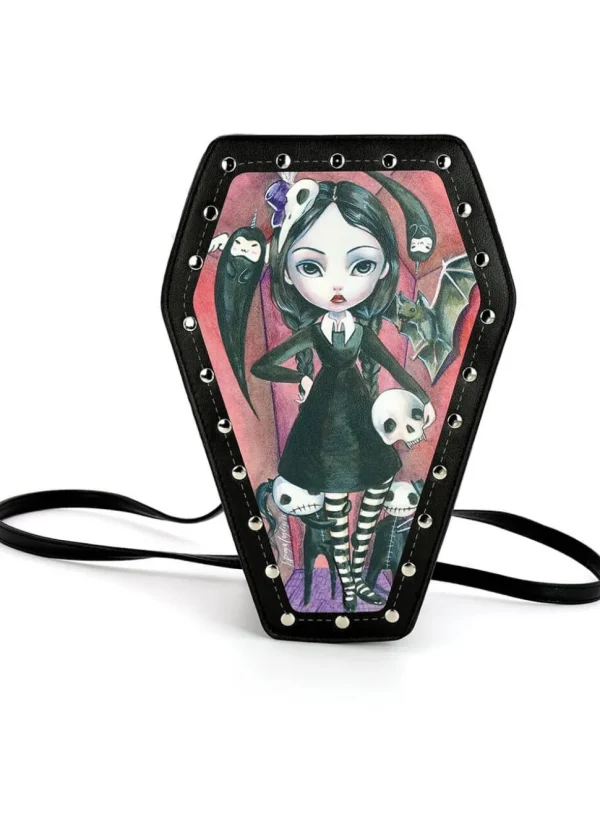 Succubus Bags Coffin Girl Shoulderbag Backpack Black