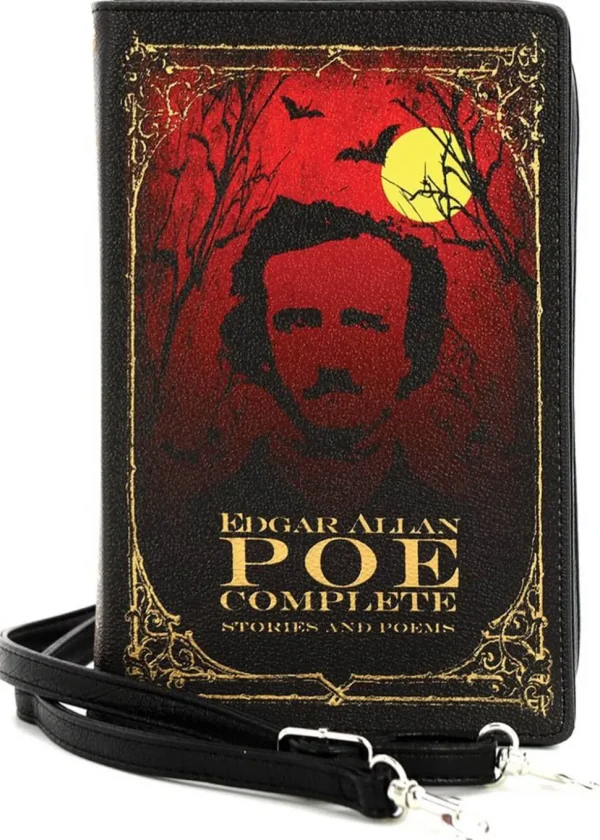 Succubus Bags Edgar Allan Poe Complete Book Shoulderbag Black