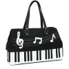 Succubus Bags Music Notes Piano Bag Black
