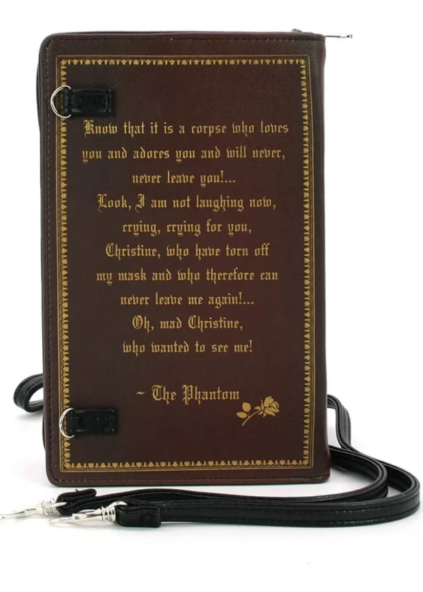 Succubus Bags The Phantom of the Opera Book Shoulderbag Black