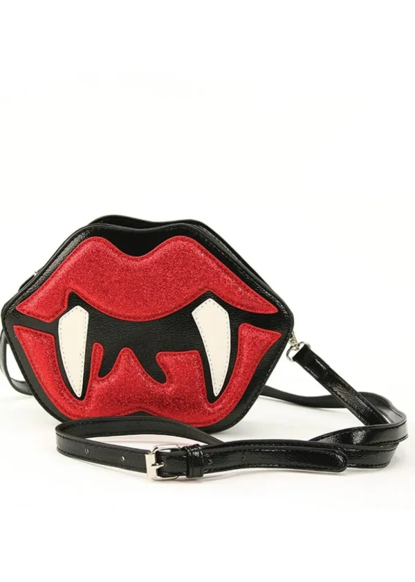 Succubus Bags Vampire Mouth Shoulderbag Red