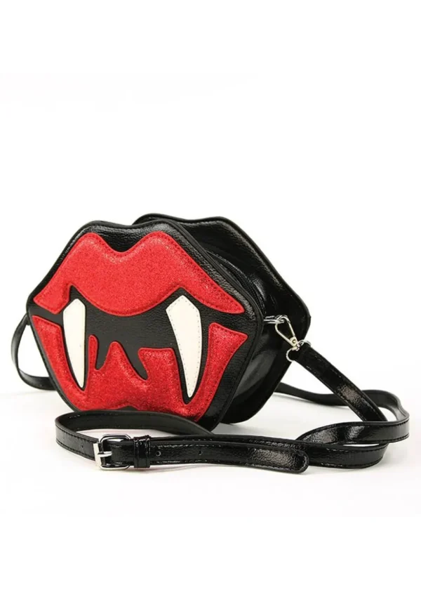 Succubus Bags Vampire Mouth Shoulderbag Red
