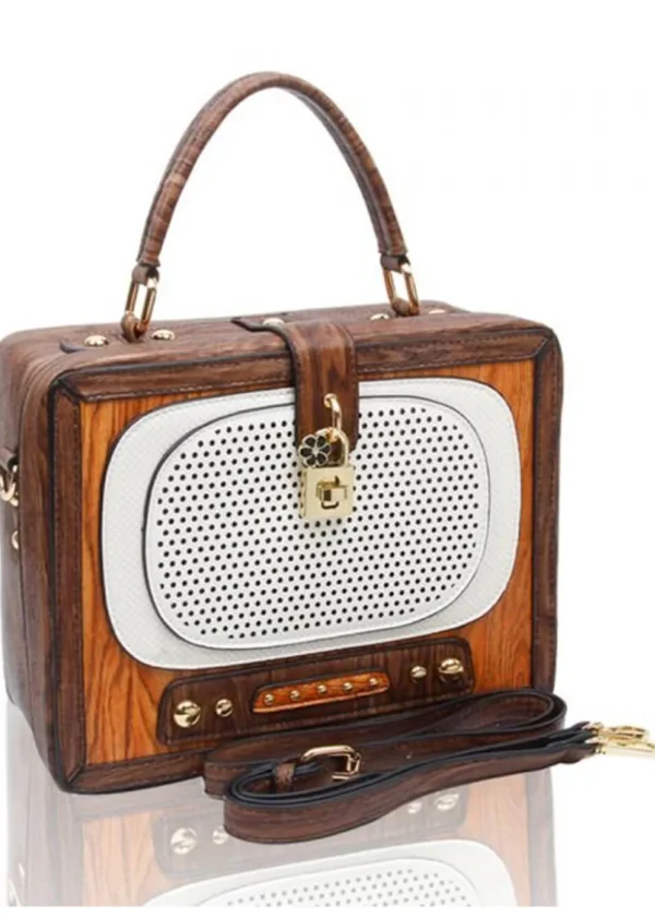 Succubus Bags Vintage Radio Bag Brown