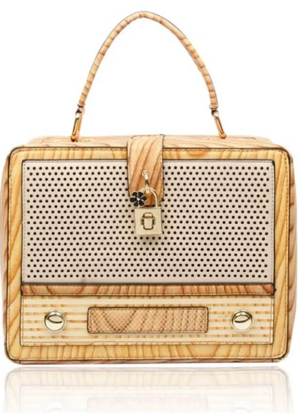 Succubus Bags Vintage Radio Bag Beige
