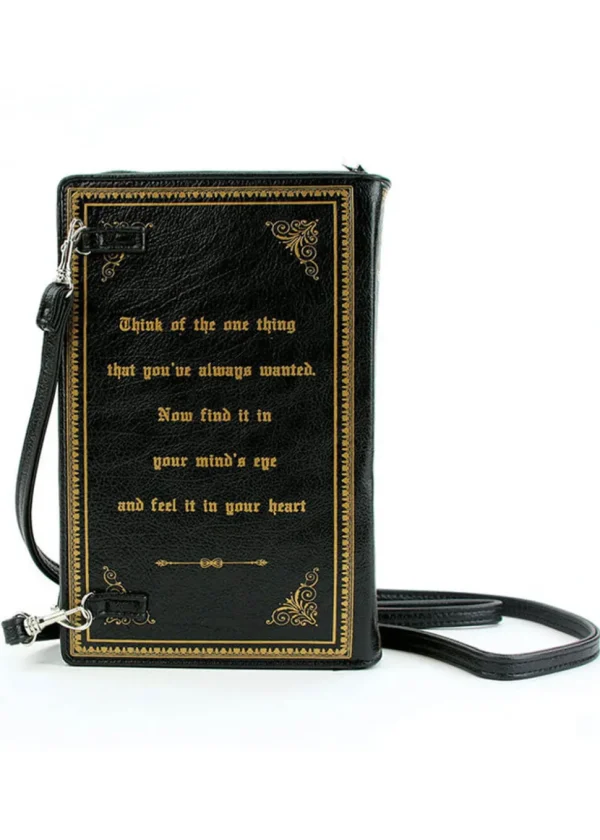 Succubus Bags Vintage Story Book Bag Black