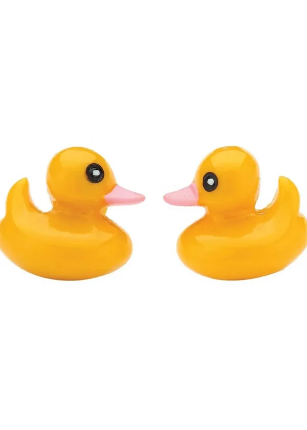 Succubus Delightful Duck Earrings Yellow