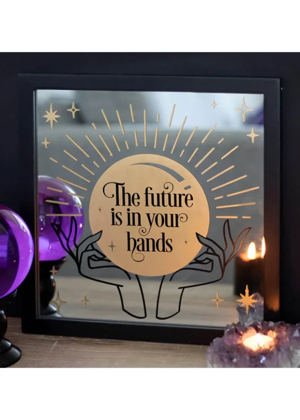 Succubus Fortune Teller Hanging Mirror Black