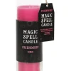 Succubus Friendship Spell Candle in Glass Flowers