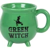 Succubus Green Witch Cauldron Mug Green