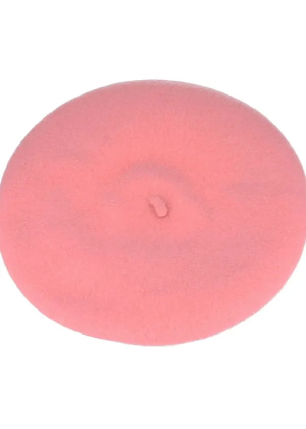 Succubus Headwear Sandy 60's Beret Baby Pink