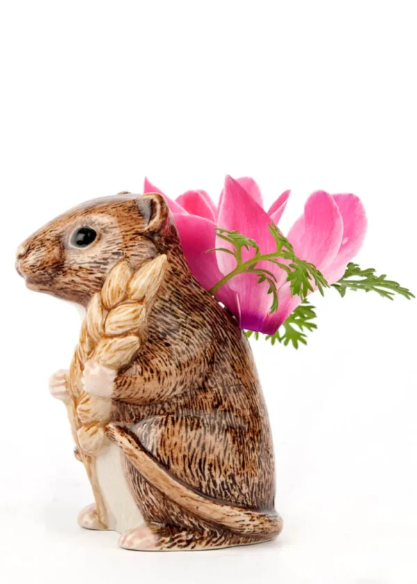 Succubus Home Animal Harvest Mouse Bud Vase Brown