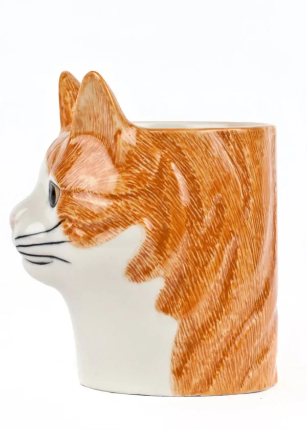Succubus Home Animal Squash Cat Pot Orange