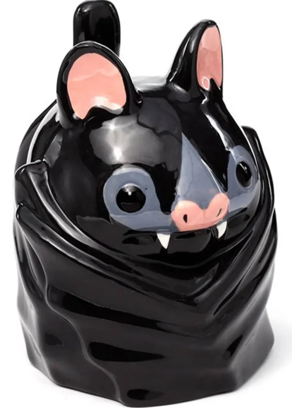 Succubus Home Bat Upside Down Cup Mug Black