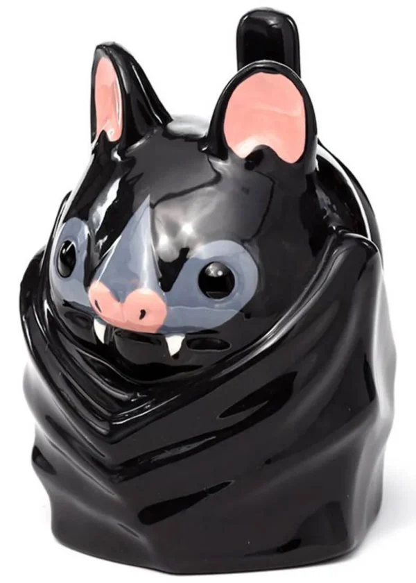 Succubus Home Bat Upside Down Cup Mug Black