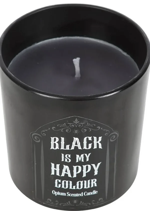 Succubus Home Black Is My Happy Colour Opium Scented Candle Black