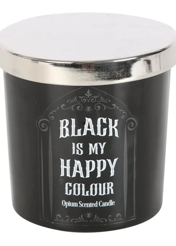 Succubus Home Black Is My Happy Colour Opium Scented Candle Black