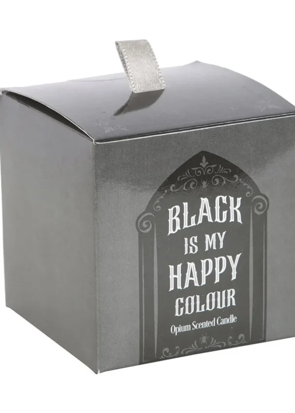 Succubus Home Black Is My Happy Colour Opium Scented Candle Black