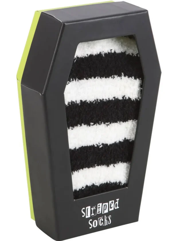 Succubus Home Coffin Giftbox Socks Black White