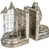 Succubus Home Curious Cat Set Bookends Antique Silver