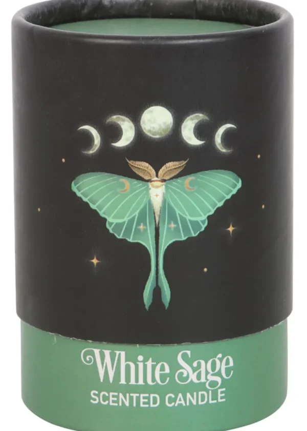 Succubus Home Luna Moth Scented Candle White Sage
