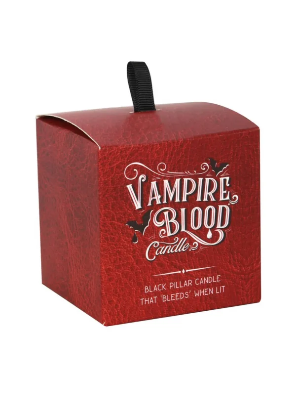 Succubus Home Vampire Blood Pillar Candle 7.5 cm Black