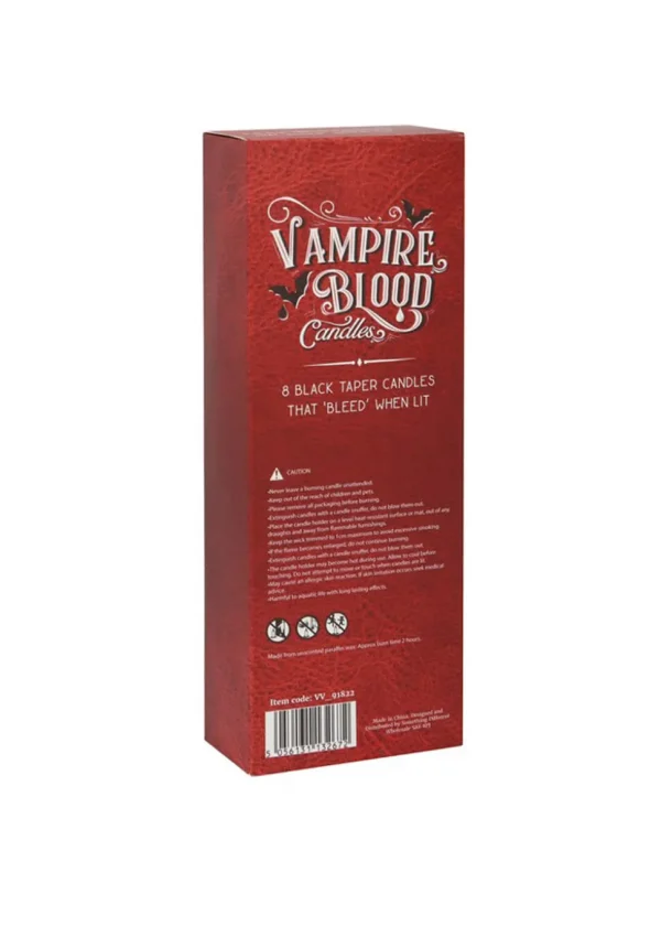 Succubus Home Vampire Blood 8 Candles Black