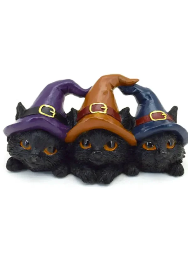 Succubus Home Witches Black Cat Trio Ornament Black