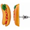 Succubus Jewels Fast Food Hot Dog Stud Earrings