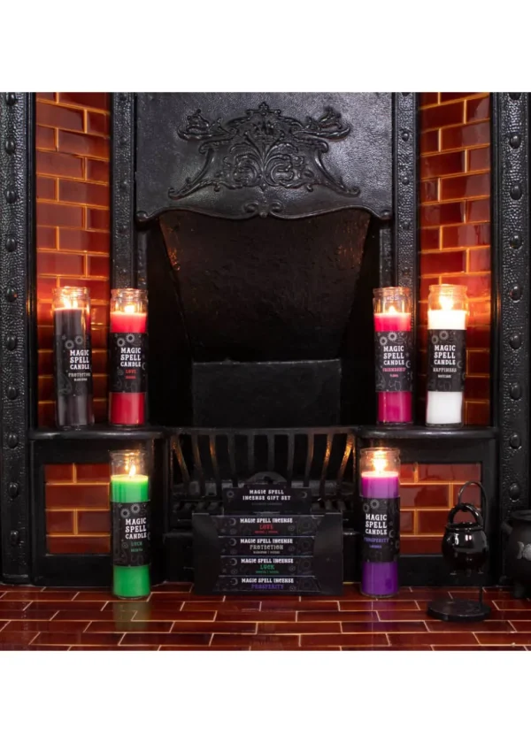 Succubus Love Spell Candle in Glass Rose