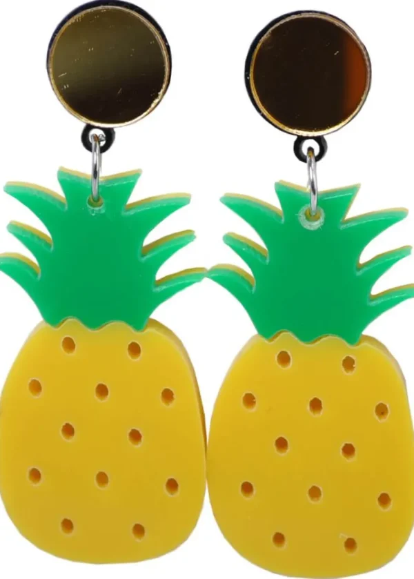Succubus Pineapple 50's Pop Art Earrings