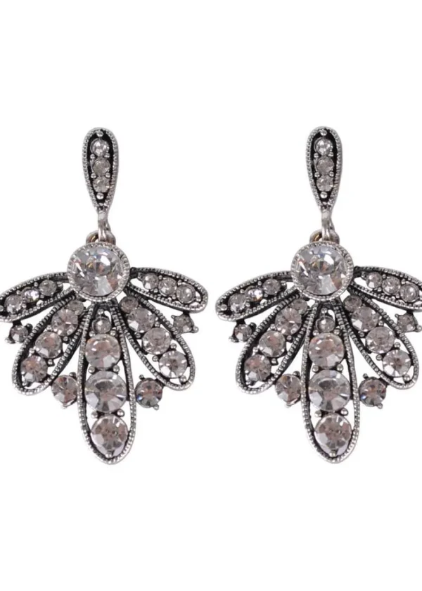 Succubus Sparkle Leaves Old Hollywood Glamour 20's Earrings